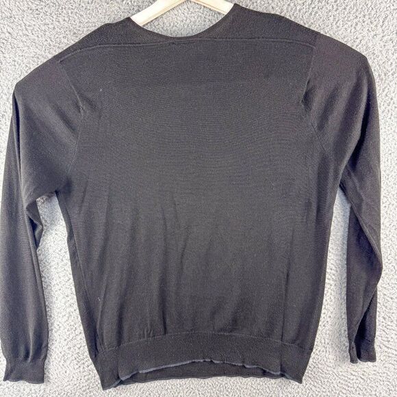 Peter Geeson of England Sweater Mens Medium Gray Wool Outdoor Base Layer‎ Preppy - Picture 5 of 11
